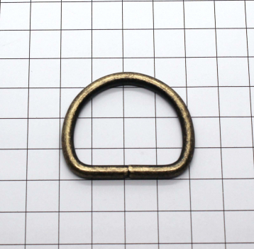 Preview: D- Ring 30 mm altmessing (1 Stück)